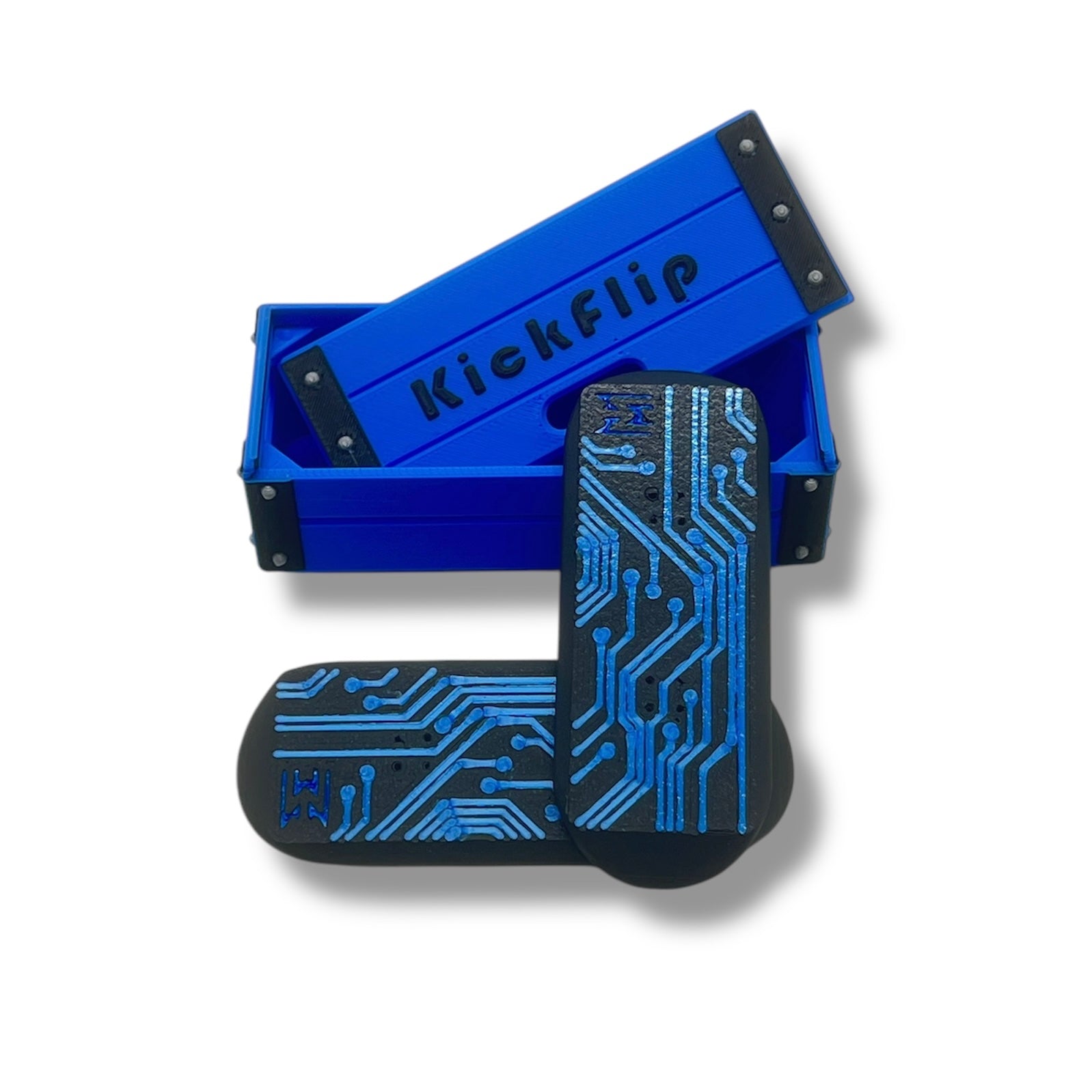 Kickflip Deck Magnetic Fidget with Crate - 3d Printed Fidgety Fun