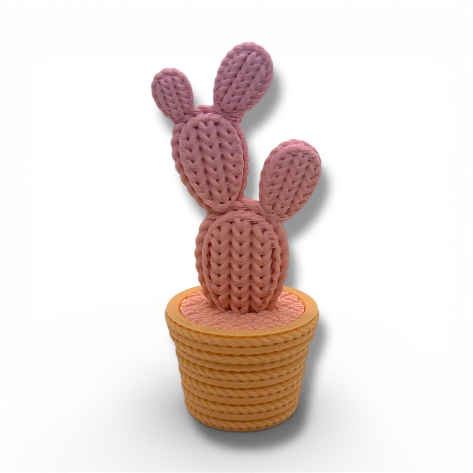 Knitted Cactus Desktop Decor – Decorative Desk & Shelf Accent