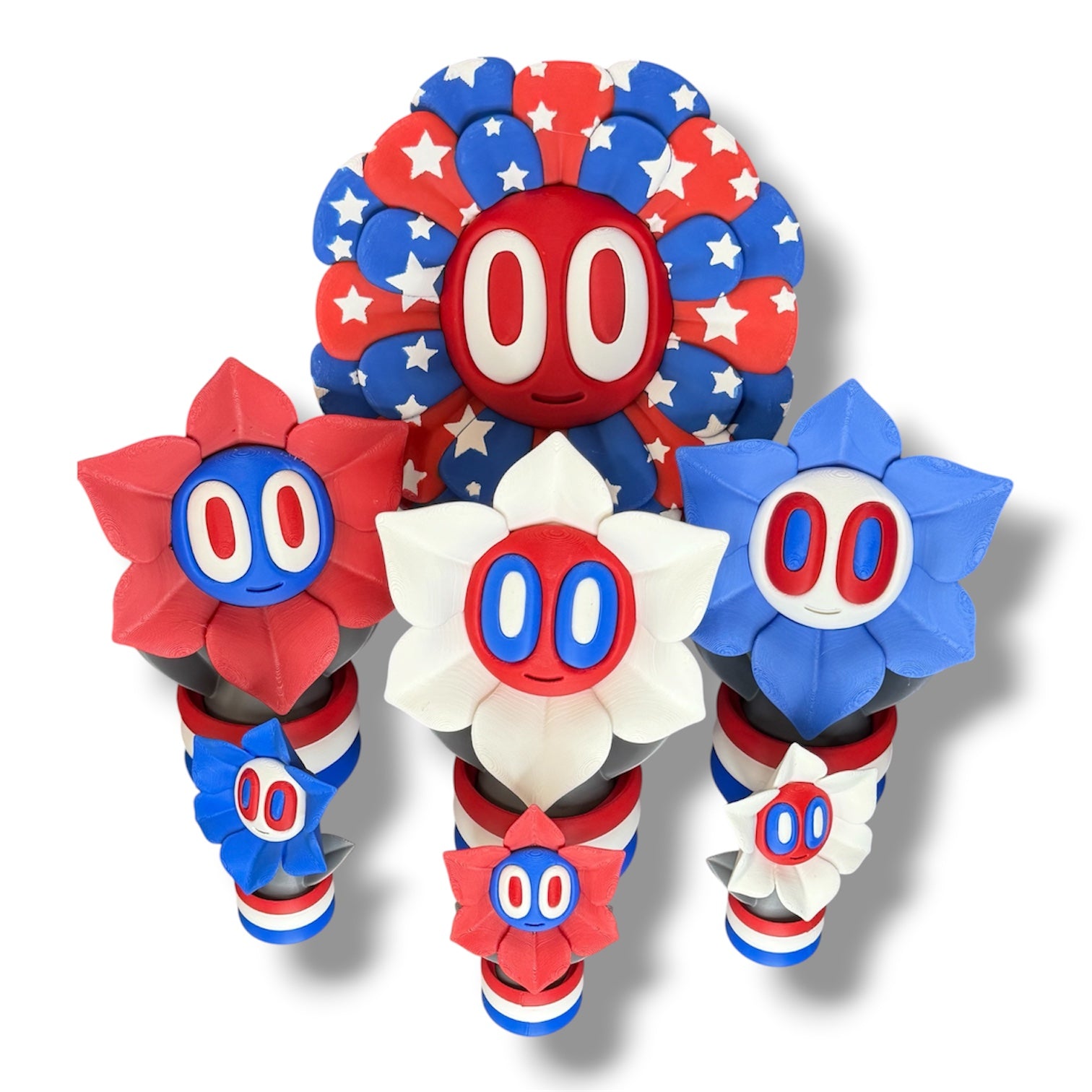 Blob Flower – Liberty Bloom Collection - Adorable Desktop Decor