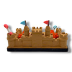 Beach Sandcastle Crab Playset | Cute 3D Printed Beach Display & Coastal Desk Décor