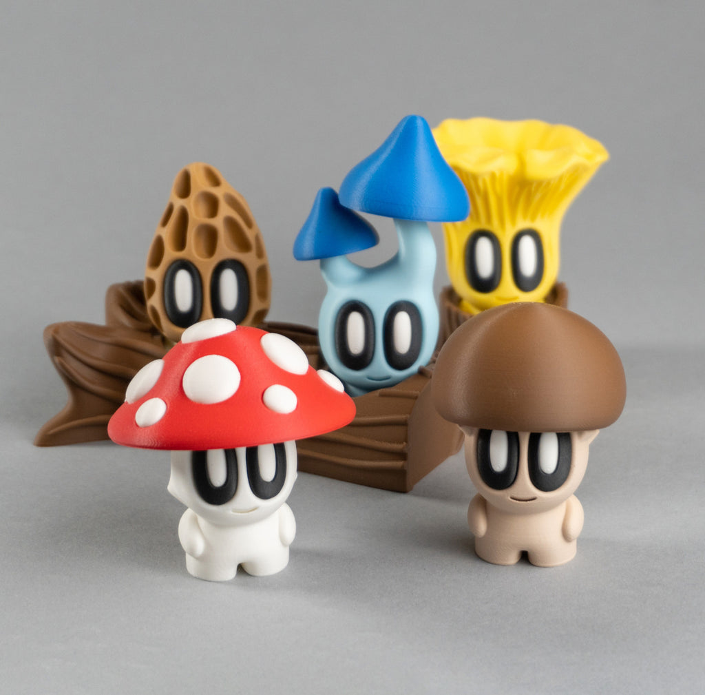 Blob Mushroom - 3d Printed Mushroom Decor