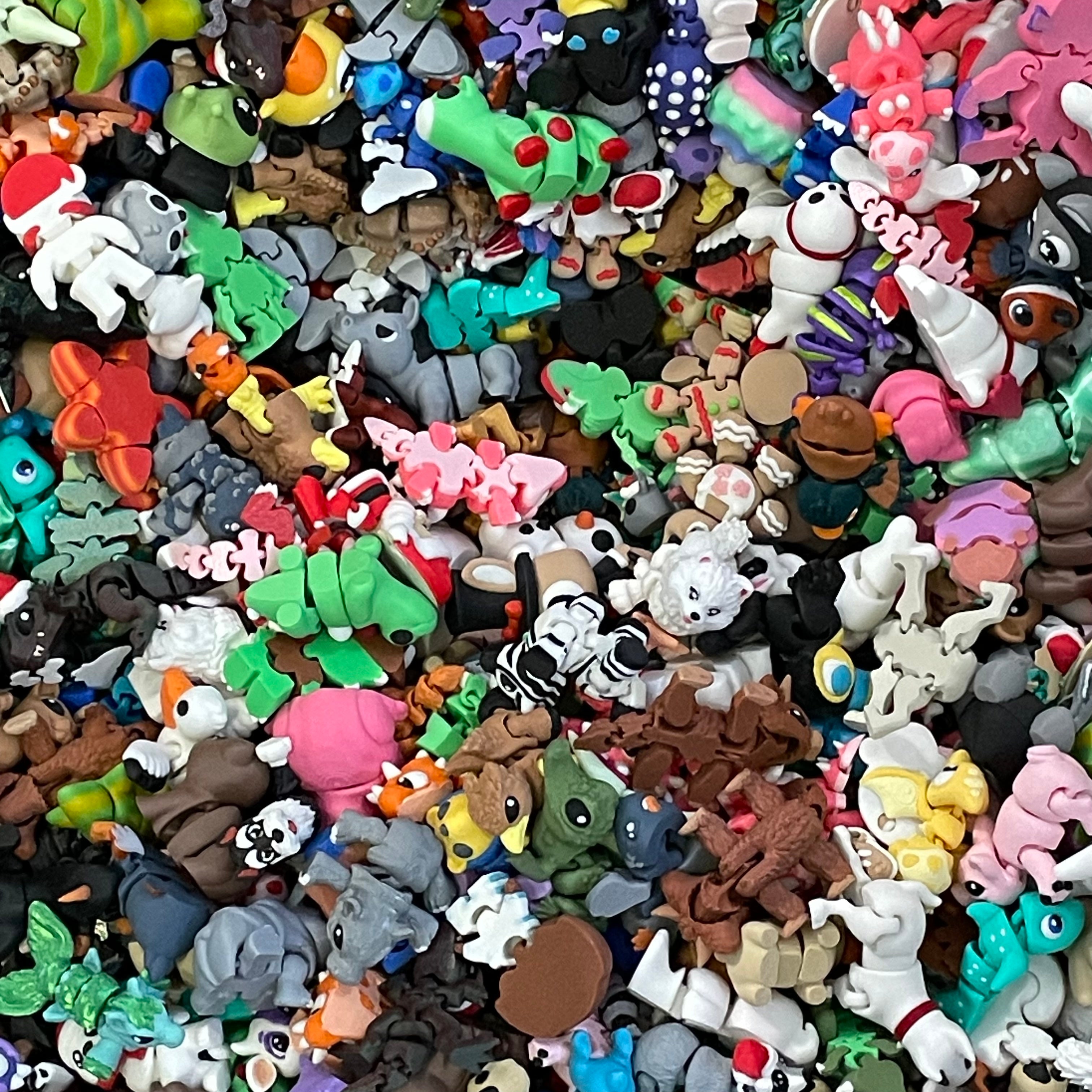 Assorted Bulk Pocket Pals Mix – Articulated Desk Pet Fidget Decor