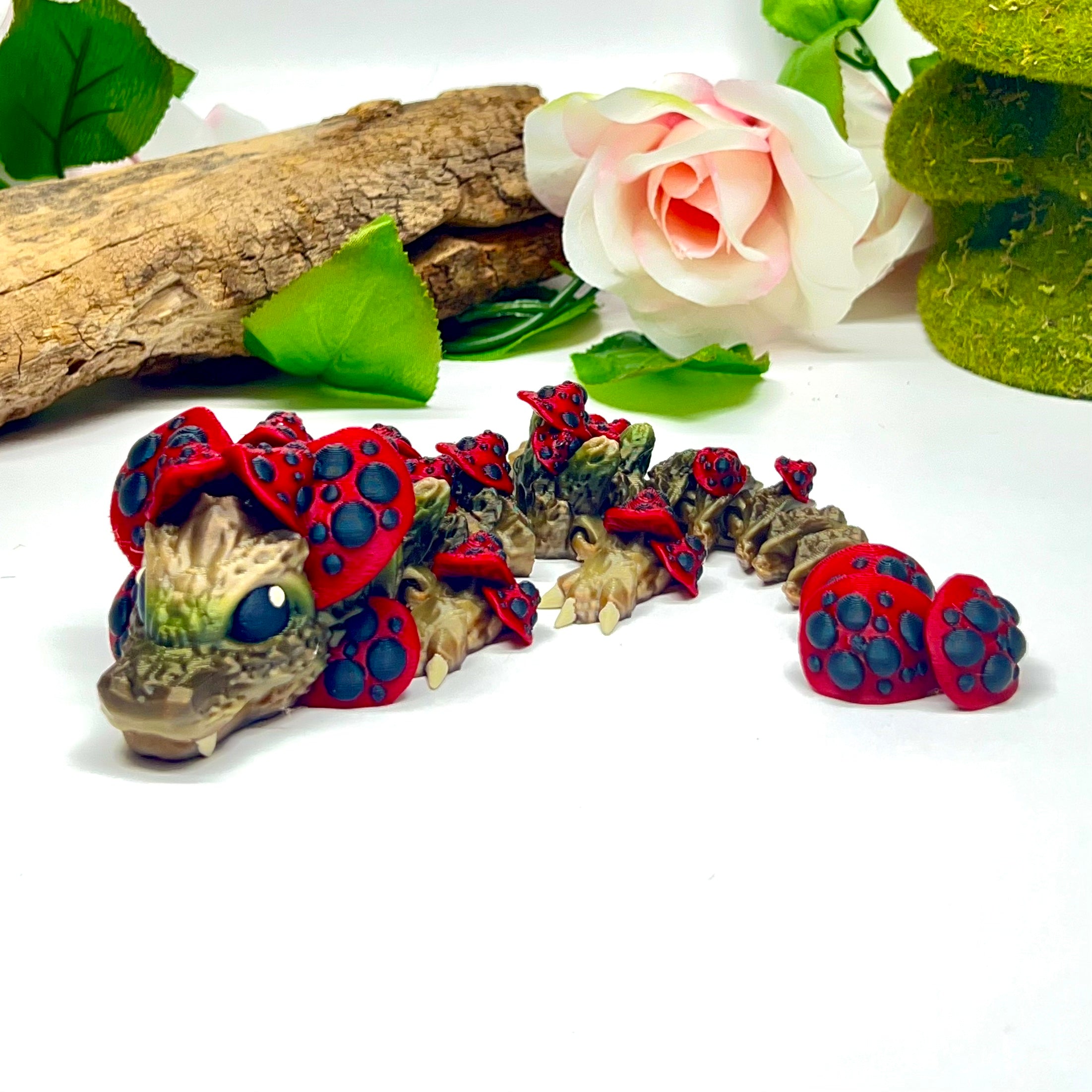 10" Baby Dragon Collection- 3d Printed Articulated Design Decor Decoration