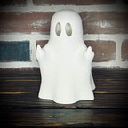 Cheeky Ghost - 7" or 10" Ghostly Chonkz - 3d Printed Figurine Ornament