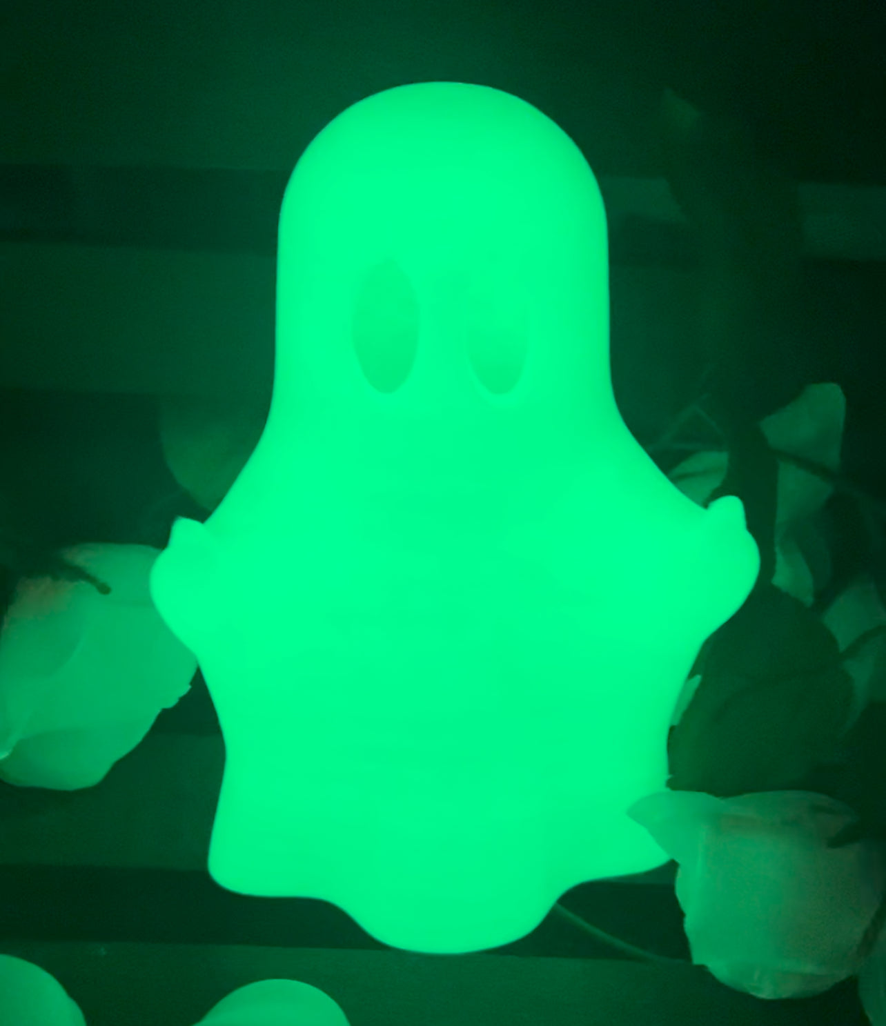 Cheeky Ghost - 7" or 10" Ghostly Chonkz - 3d Printed Figurine Ornament