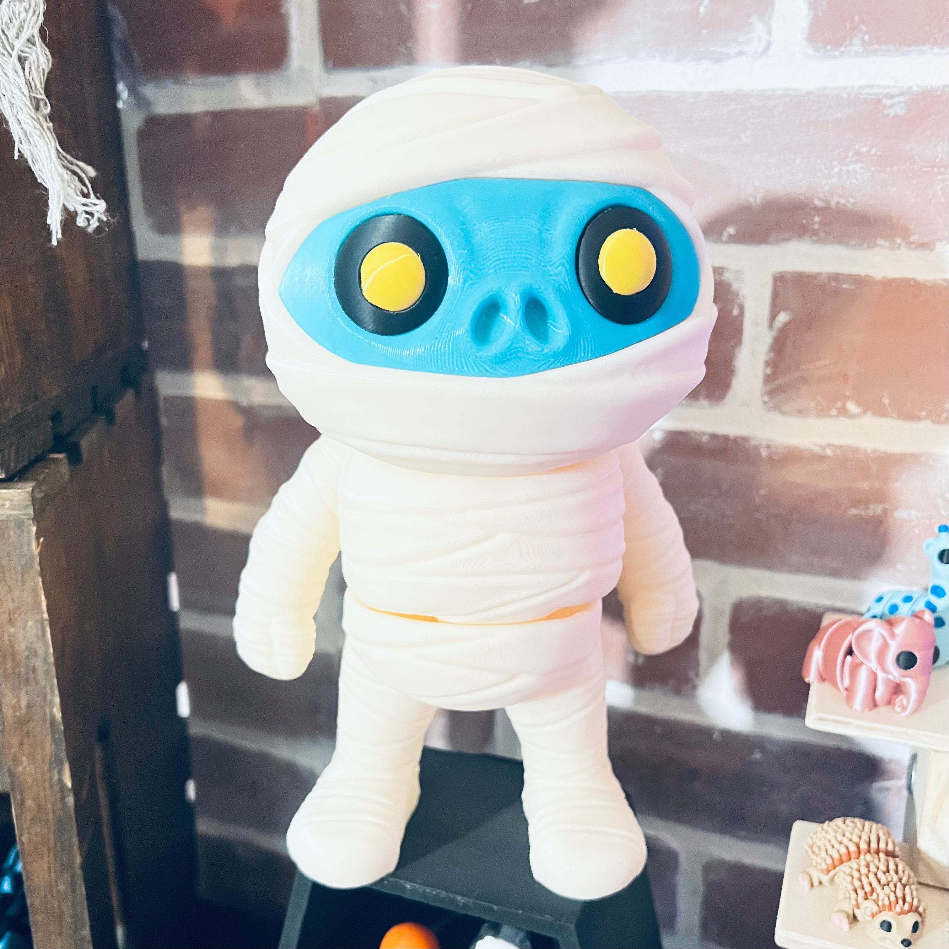 CHONKZ Giant 10" Mummy - Articulated 3d Printed Figurine