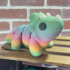 CHONKZ - 11" Giant Triceratops Dinosaur Pocket Pals - Articulated 3D Printed Animal Figurine Decor