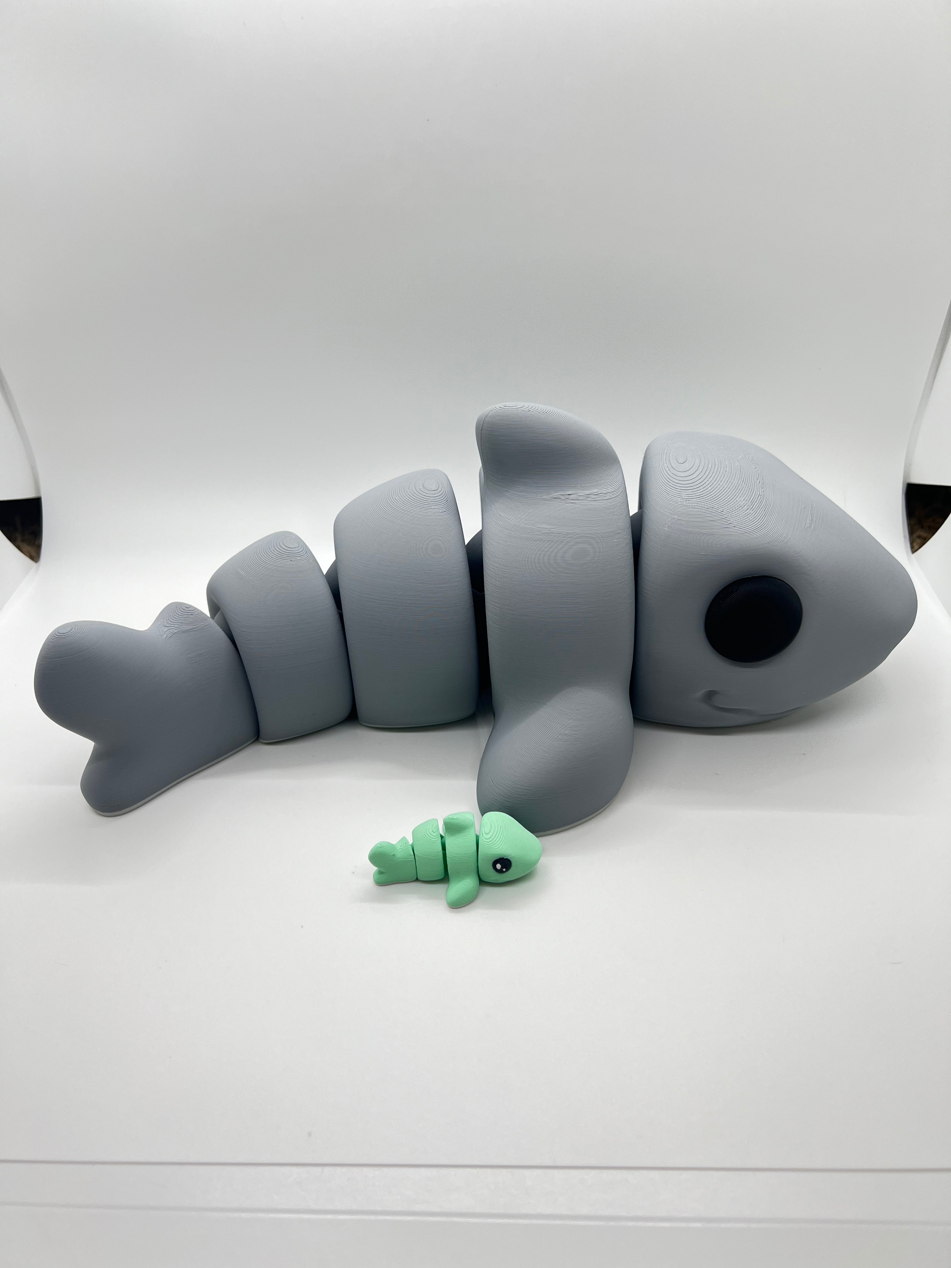 CHONKZ 12" Baby Shark- 3d Printed Articulated Figurine Decor Gift