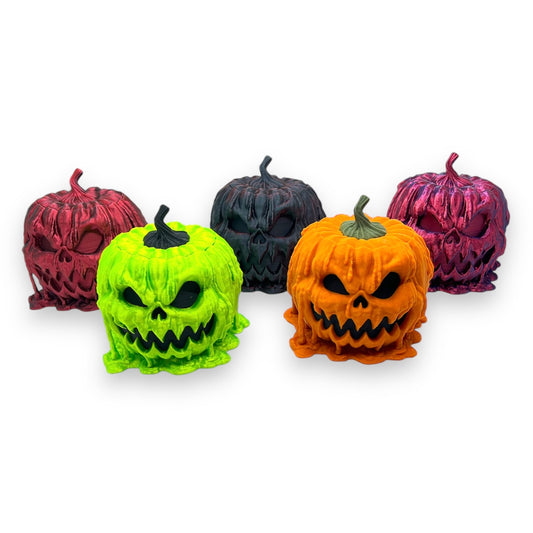 Twisted Melted Pumpkin - Perfect Mini Container -3d Printed Decor