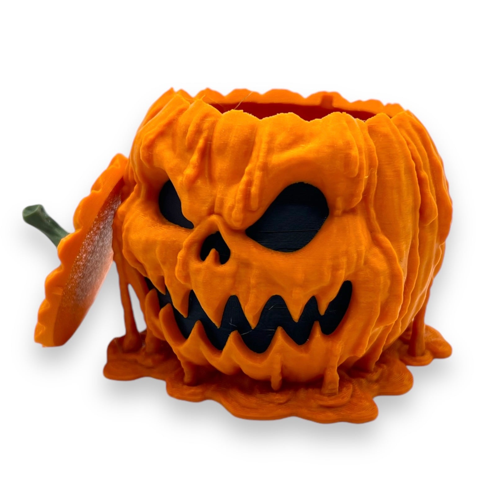 Twisted Melted Pumpkin - Perfect Mini Container -3d Printed Decor
