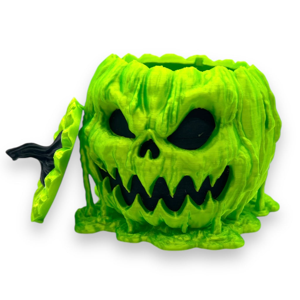 Twisted Melted Pumpkin - Perfect Mini Container -3d Printed Decor