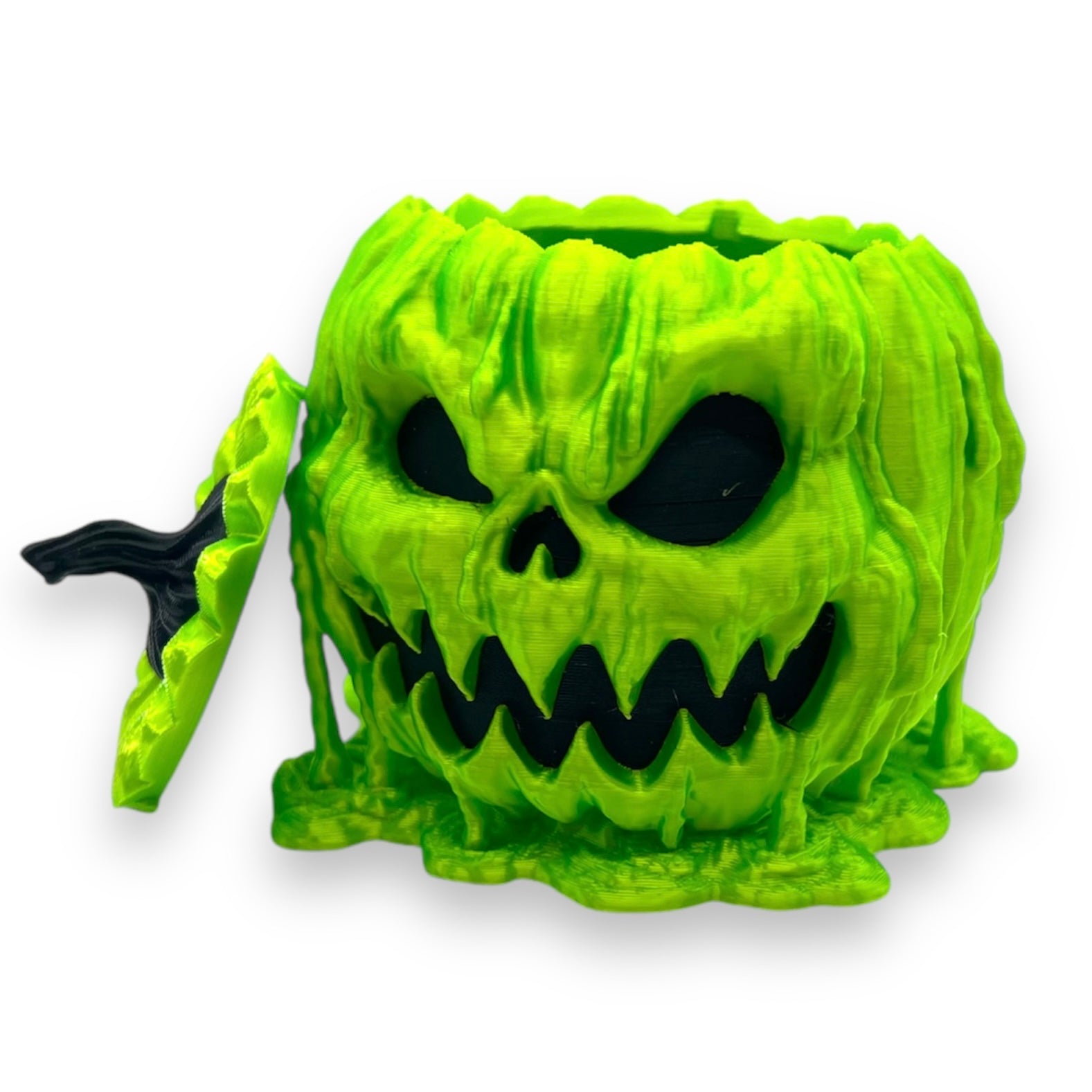 Twisted Melted Pumpkin - Perfect Mini Container -3d Printed Decor