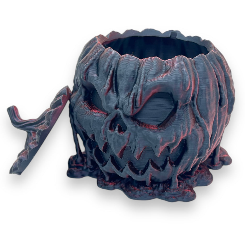 Twisted Melted Pumpkin - Perfect Mini Container -3d Printed Decor