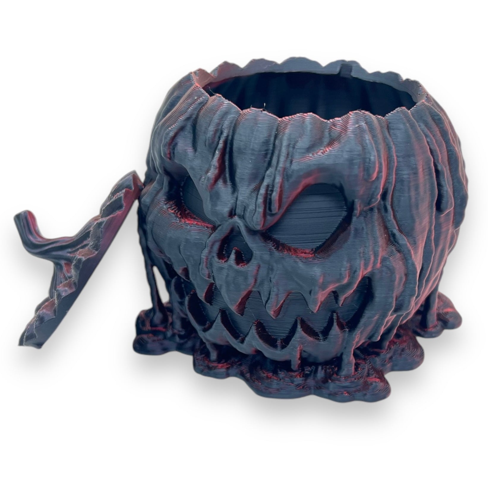 Twisted Melted Pumpkin - Perfect Mini Container -3d Printed Decor