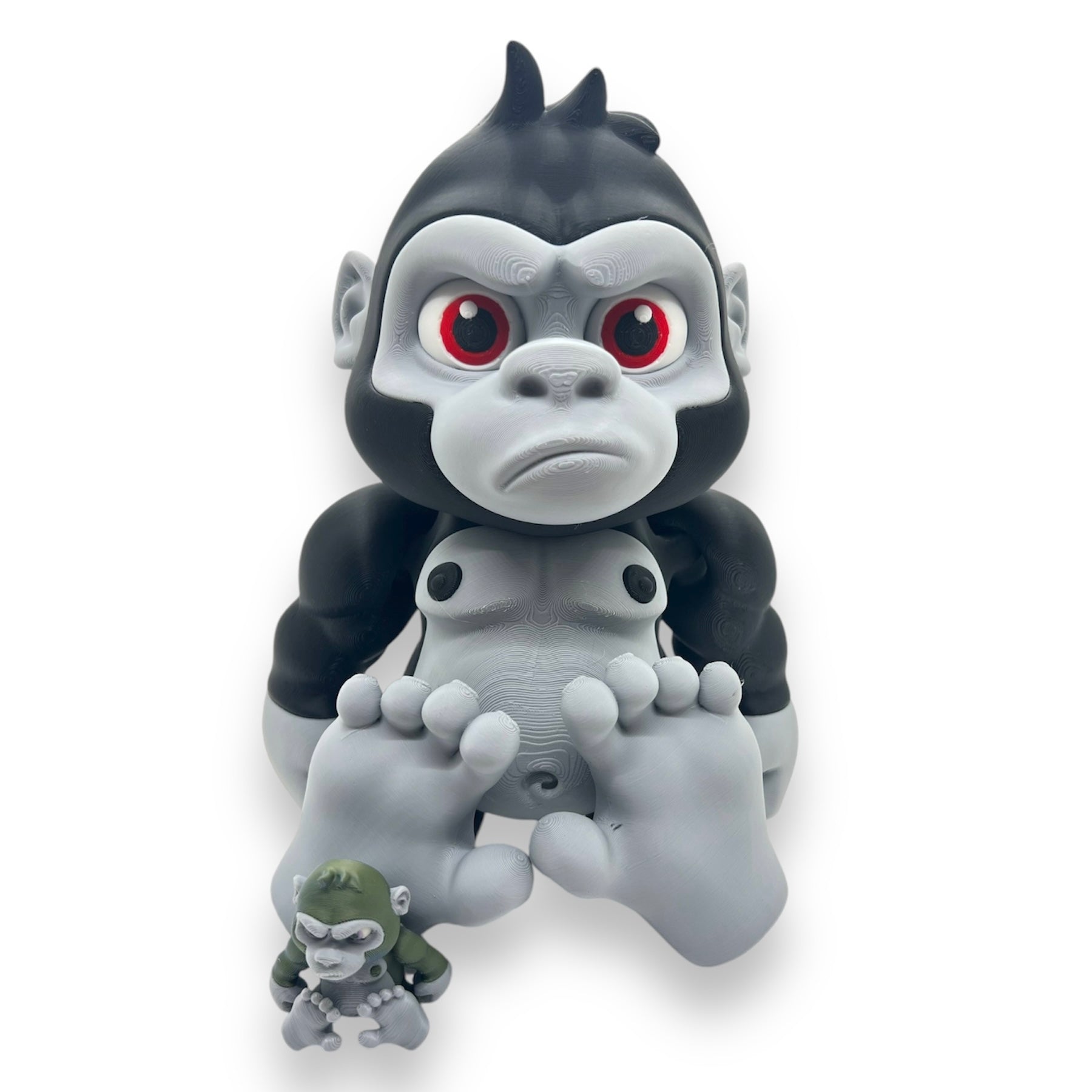 CHONKZ Giant Gorilla - 11" Pocket Pals - Articulated 3d Printed Figurine