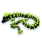 24" Articulated Gemstone Dragon - (Saber Design) 3d Printed Figurine