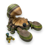 CHONKZ - Giant 11.5" Scorpion Pocket Pals - Articulated 3D Printed Animal Figurine Decor