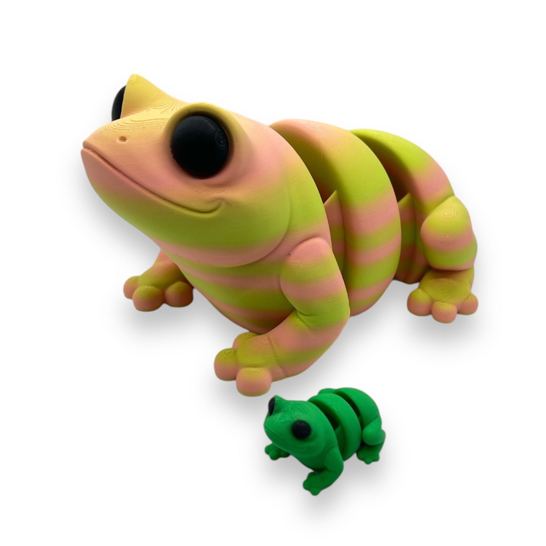 CHONKZ - Giant Tiny Butt Frog Pocket Pals - Articulated Joints High-Quality 3D Printed Animal Figurine Decor