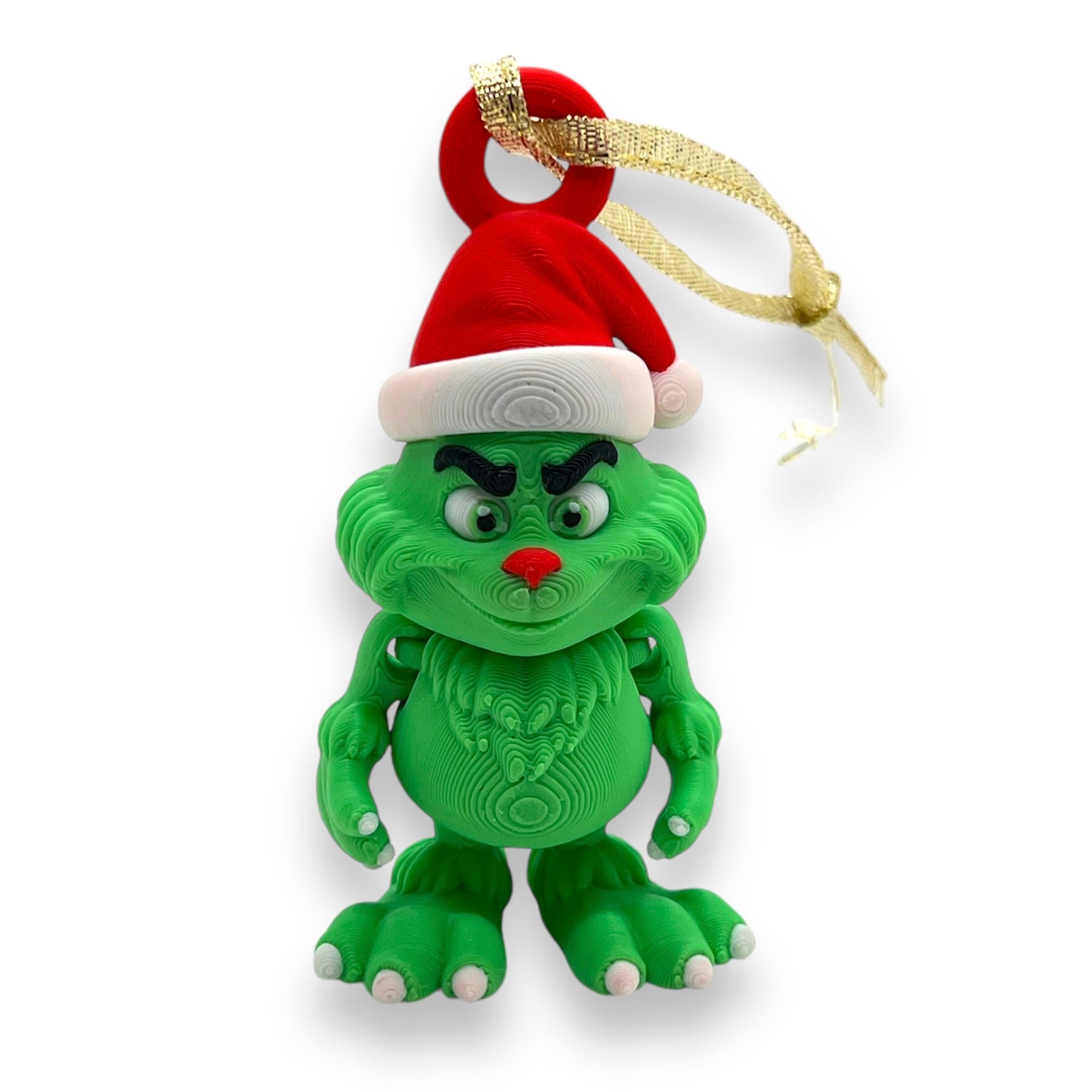 Cute 3" Holiday Christmas Ornament Collection - 3d Printed Articulated Decor