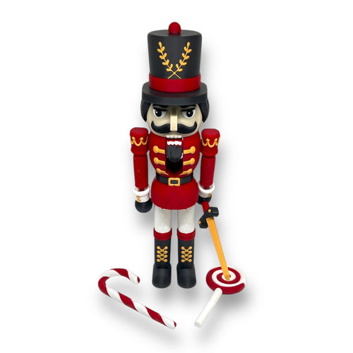 10-Inch Articulated Christmas Nutcracker – Holiday Décor – additional product view 2