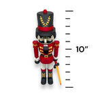 Beautiful - 10" Christmas Nutcracker - Articulated 3D Printed Animal Figurine Decor