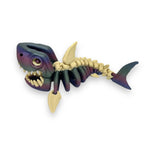 8" Shark Skeleton - Articulated 3D Printed Ornament Decor Figurine