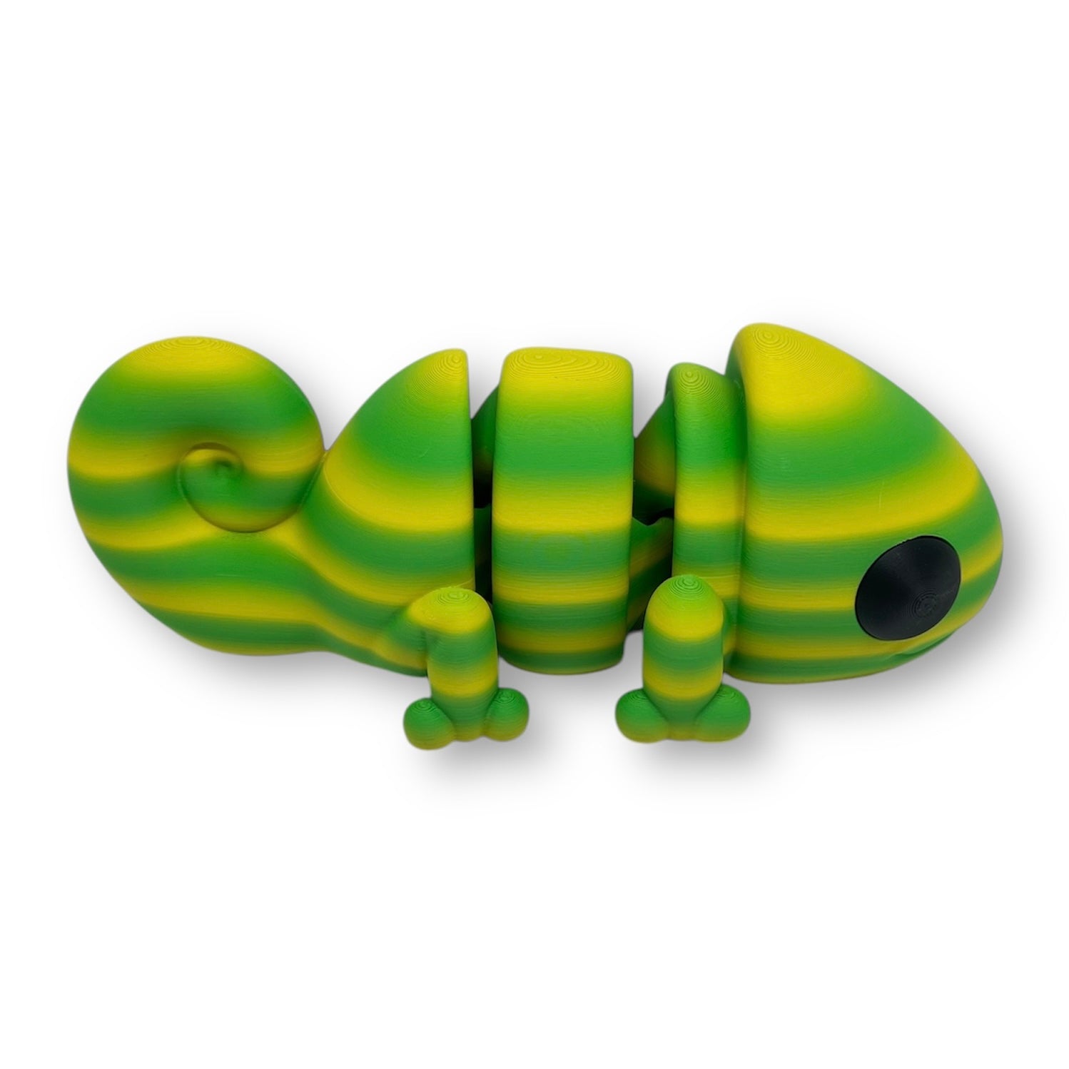 CHONKZ - 9" Giant Chameleon Pocket Pals - Articulated 3D Printed Animal Figurine Decor