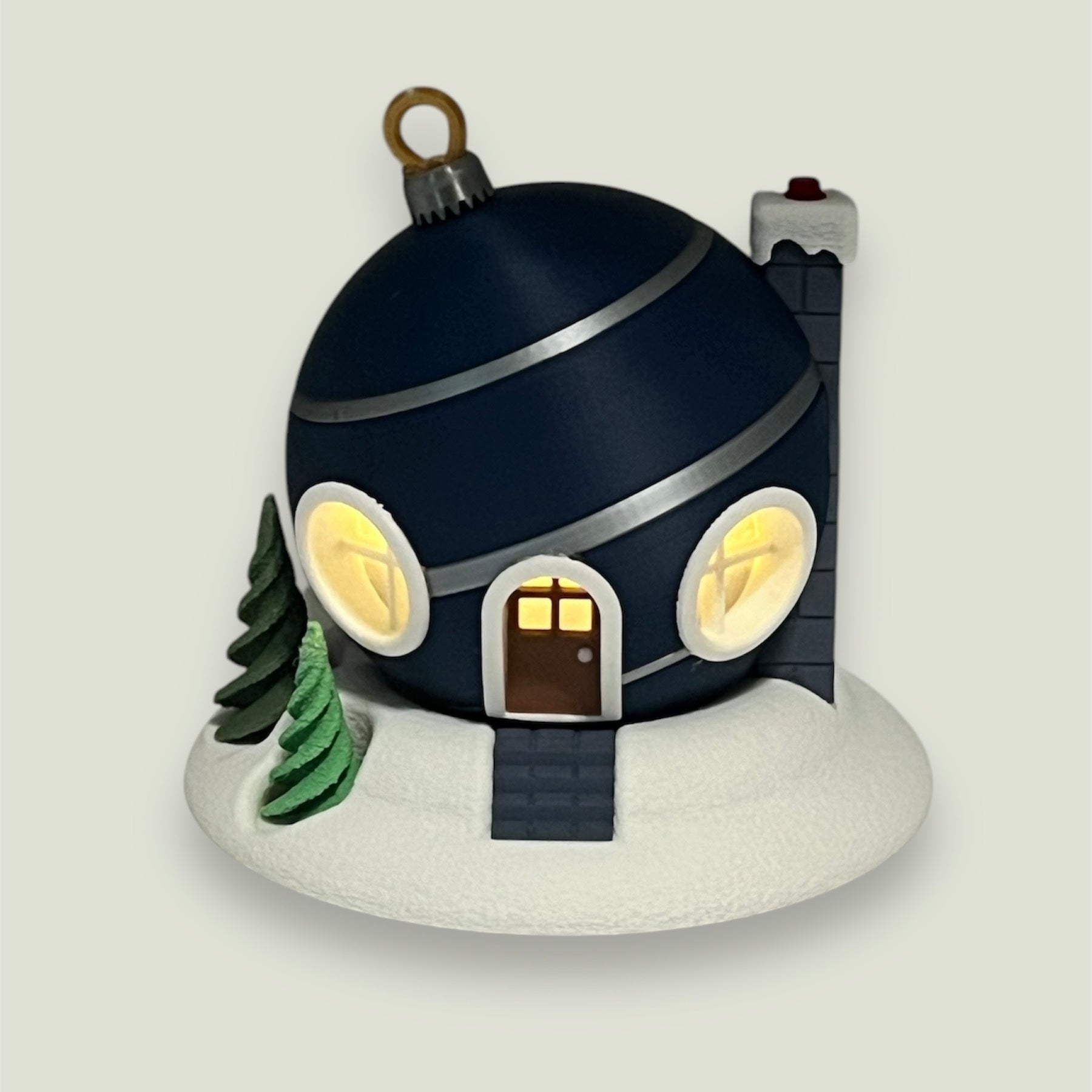 Whimsical Tealight Fairy House - Christmas Collection - 3d Printed Holiday Decor