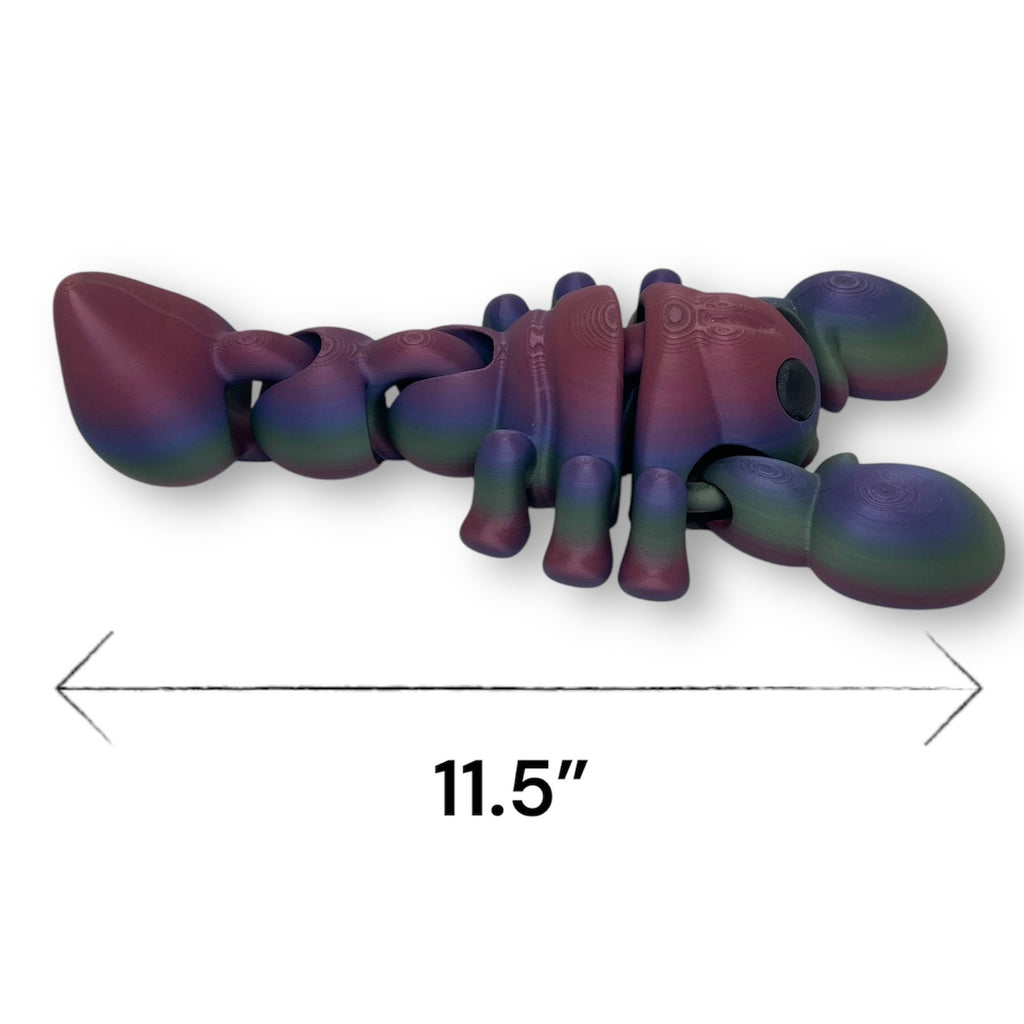 CHONKZ - Giant 11.5" Scorpion Pocket Pals - Articulated 3D Printed Animal Figurine Decor