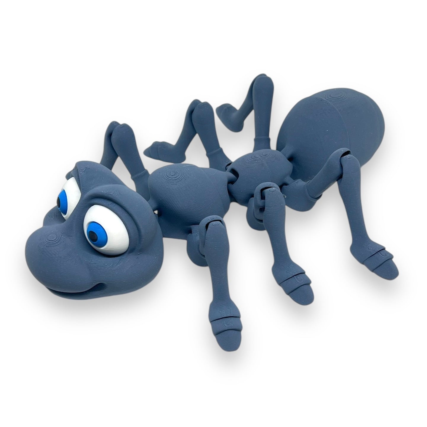 Adorable Cartoonish Ant - 4.5" or 11" Articulated 3D Printed Animal Figurine Plastic Decorative Decor