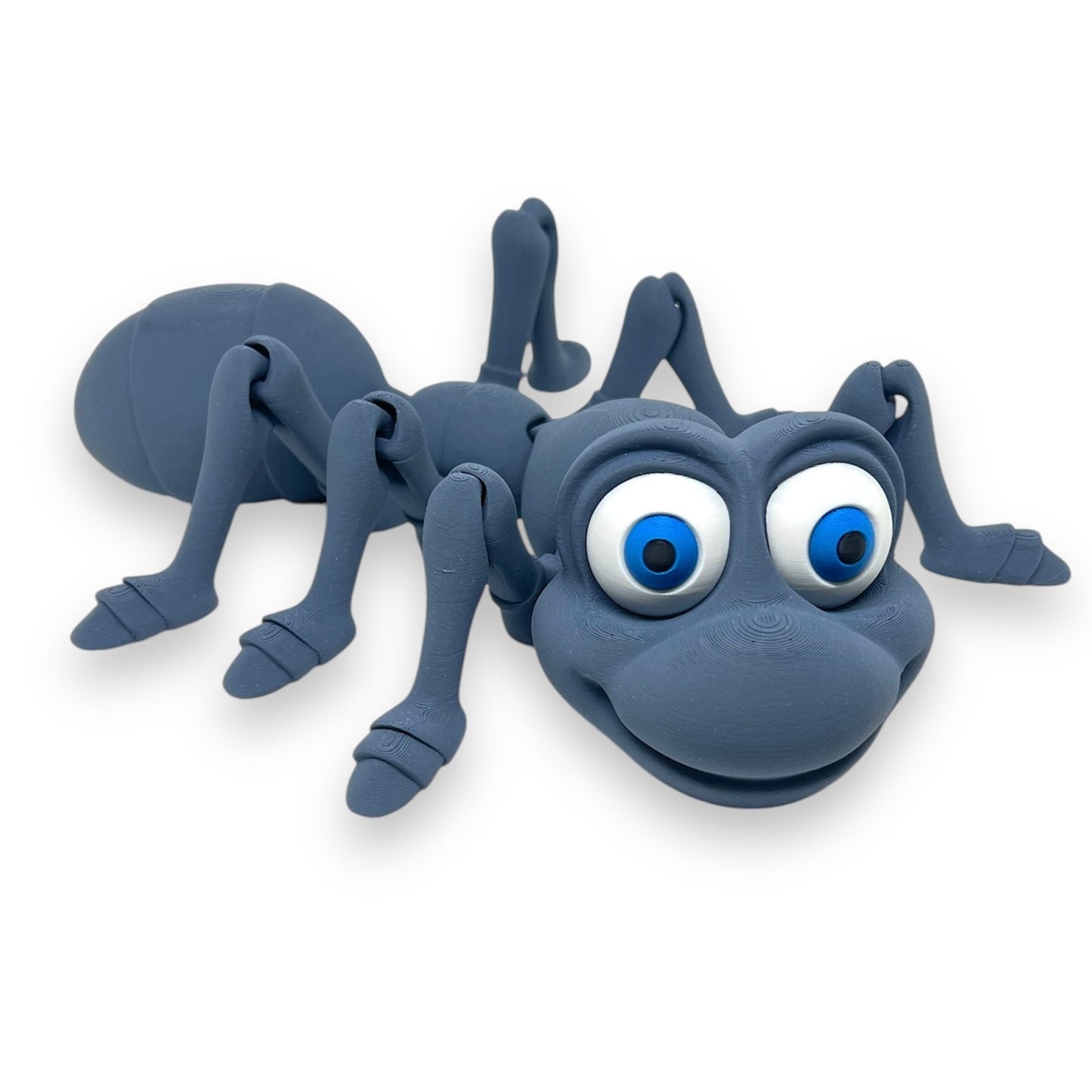 Adorable Cartoonish Ant - 4.5" or 11" Articulated 3D Printed Animal Figurine Plastic Decorative Decor