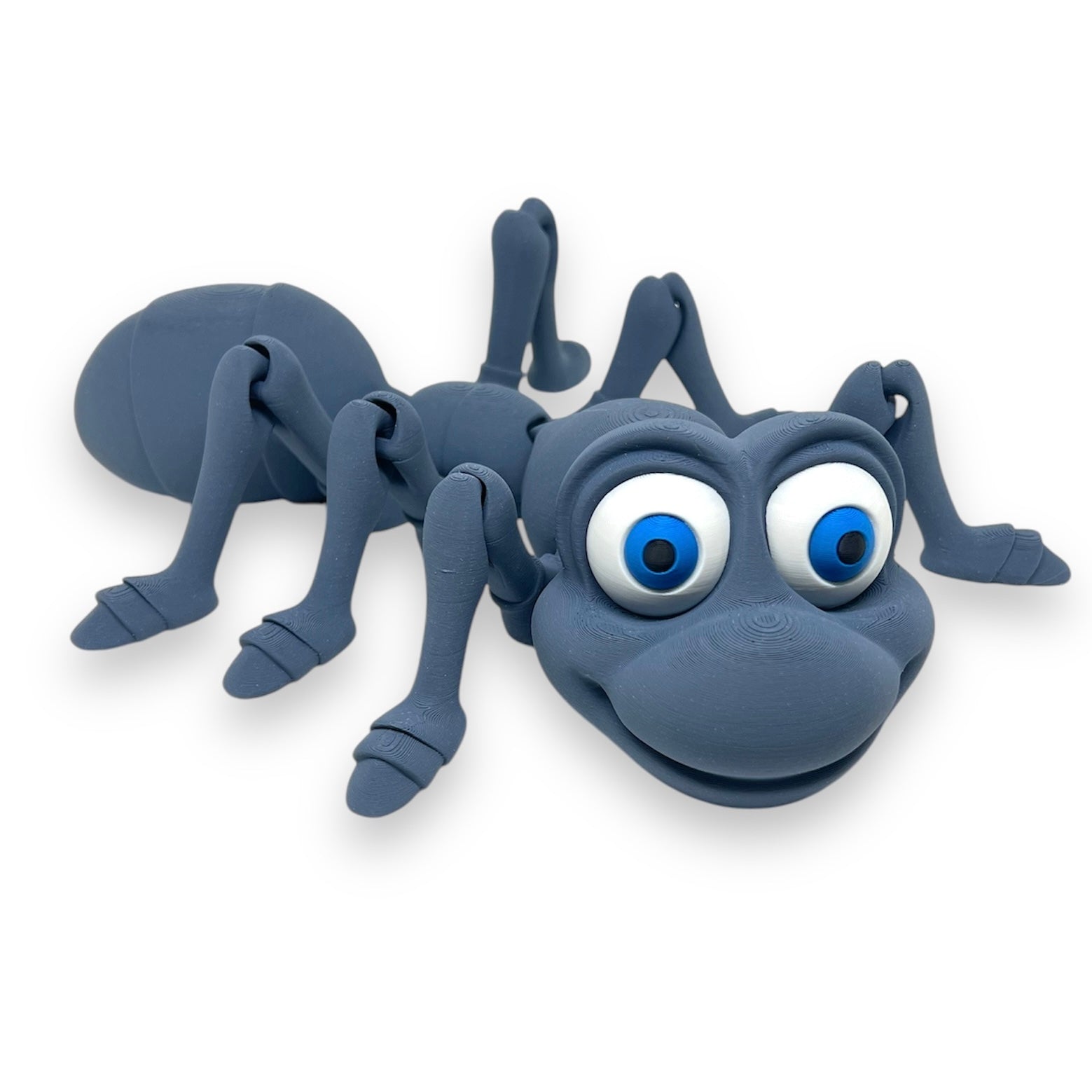 Adorable Cartoonish Ant - 4.5" or 11" Articulated 3D Printed Animal Figurine Plastic Decorative Decor