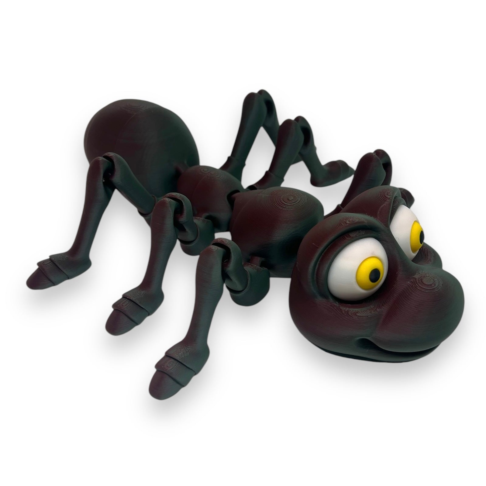 Adorable Cartoonish Ant - 4.5" or 11" Articulated 3D Printed Animal Figurine Plastic Decorative Decor