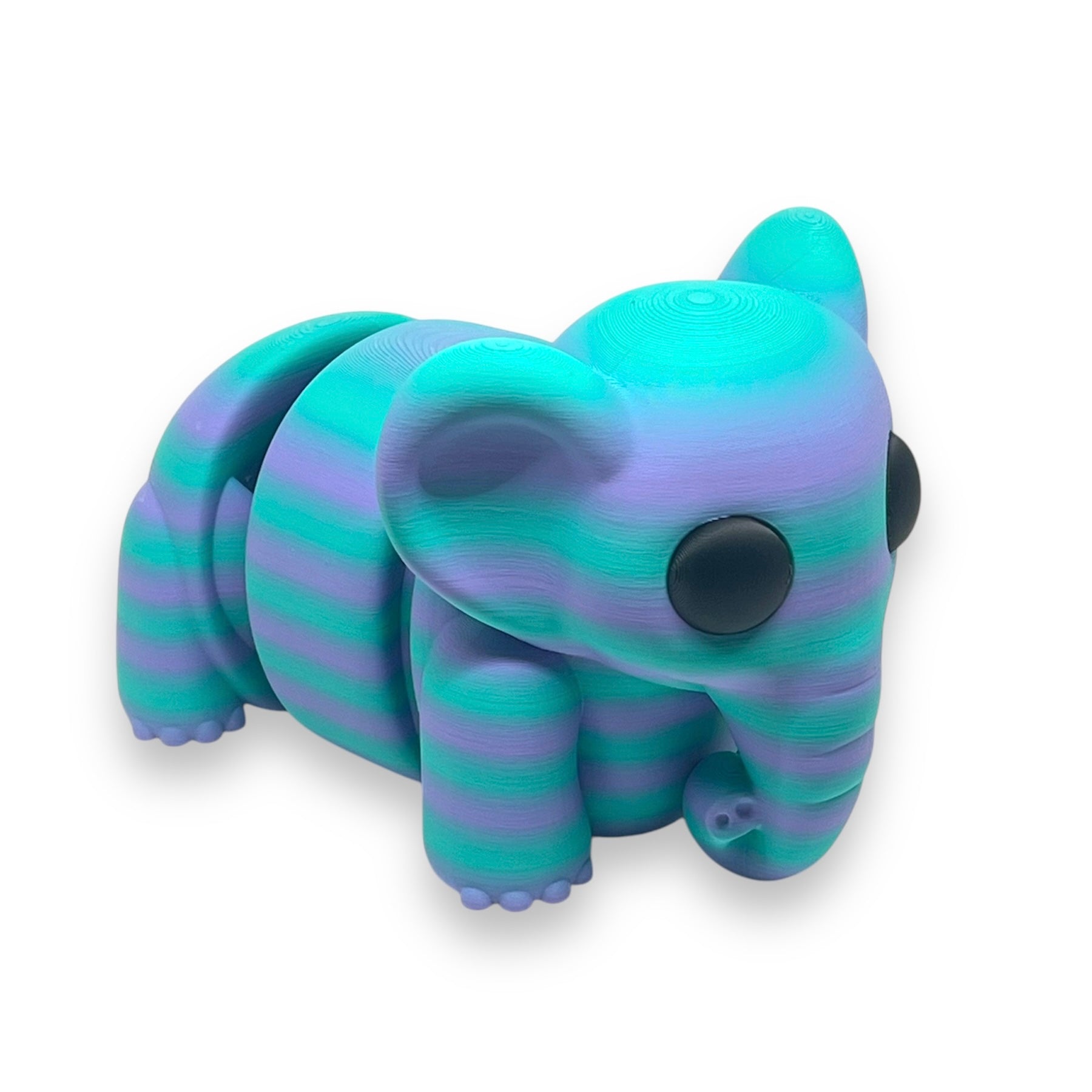 CHONKZ Giant Elephant Pocket Pals - Articulated 3D Printed Animal Figurine Decor Decoration