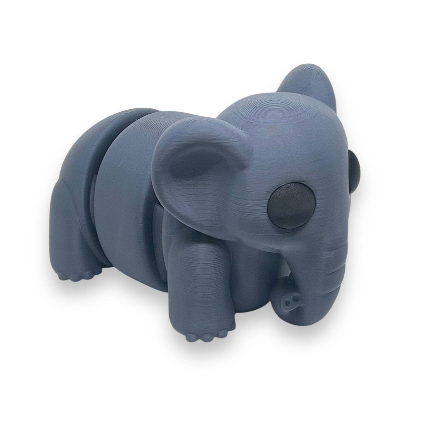 CHONKZ Giant Elephant Pocket Pals - Articulated 3D Printed Animal Figurine Decor Decoration