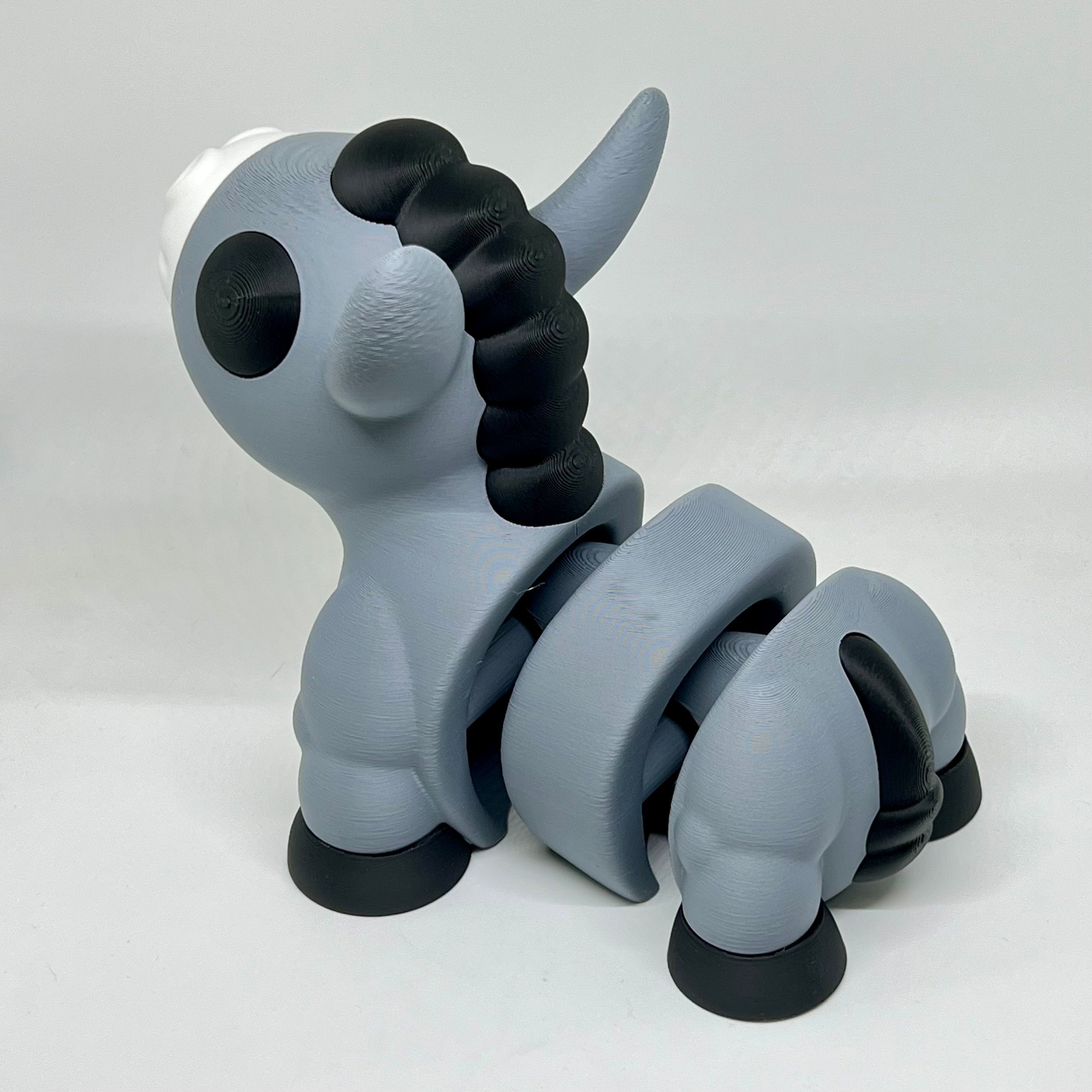 CHONKZ 7" Giant Donkey Pocket Pals - Articulated 3D Printed Animal Figurine Decor Decoration