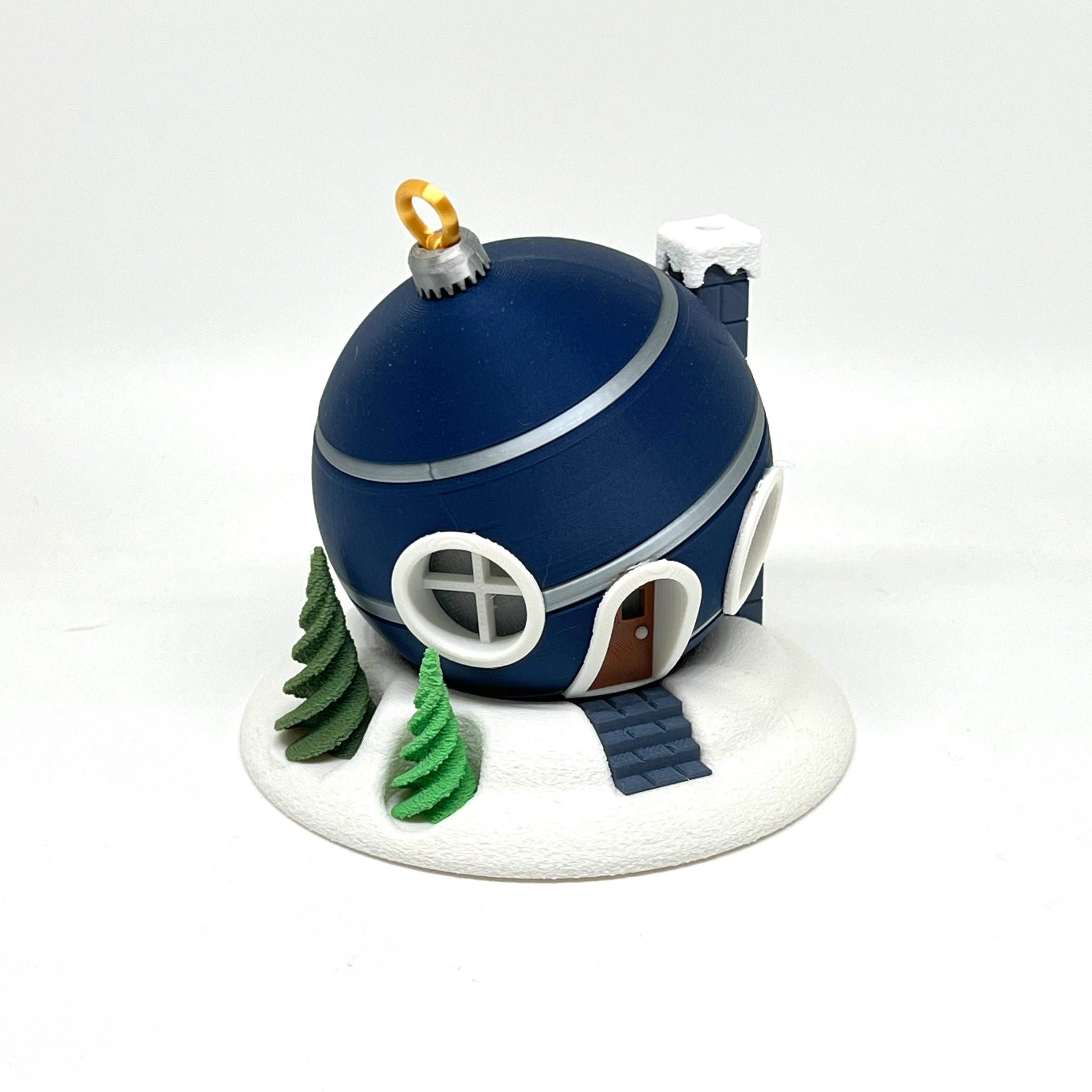 Whimsical Tealight Fairy House - Christmas Collection - 3d Printed Holiday Decor