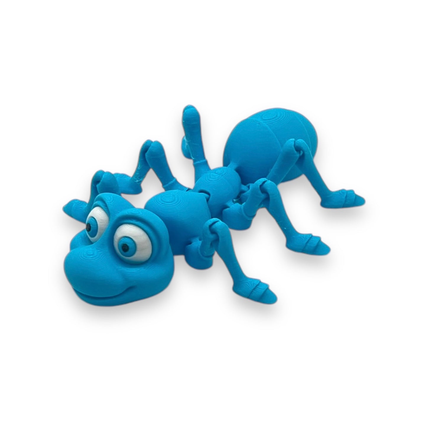 Adorable Cartoonish Ant - 4.5" or 11" Articulated 3D Printed Animal Figurine Plastic Decorative Decor
