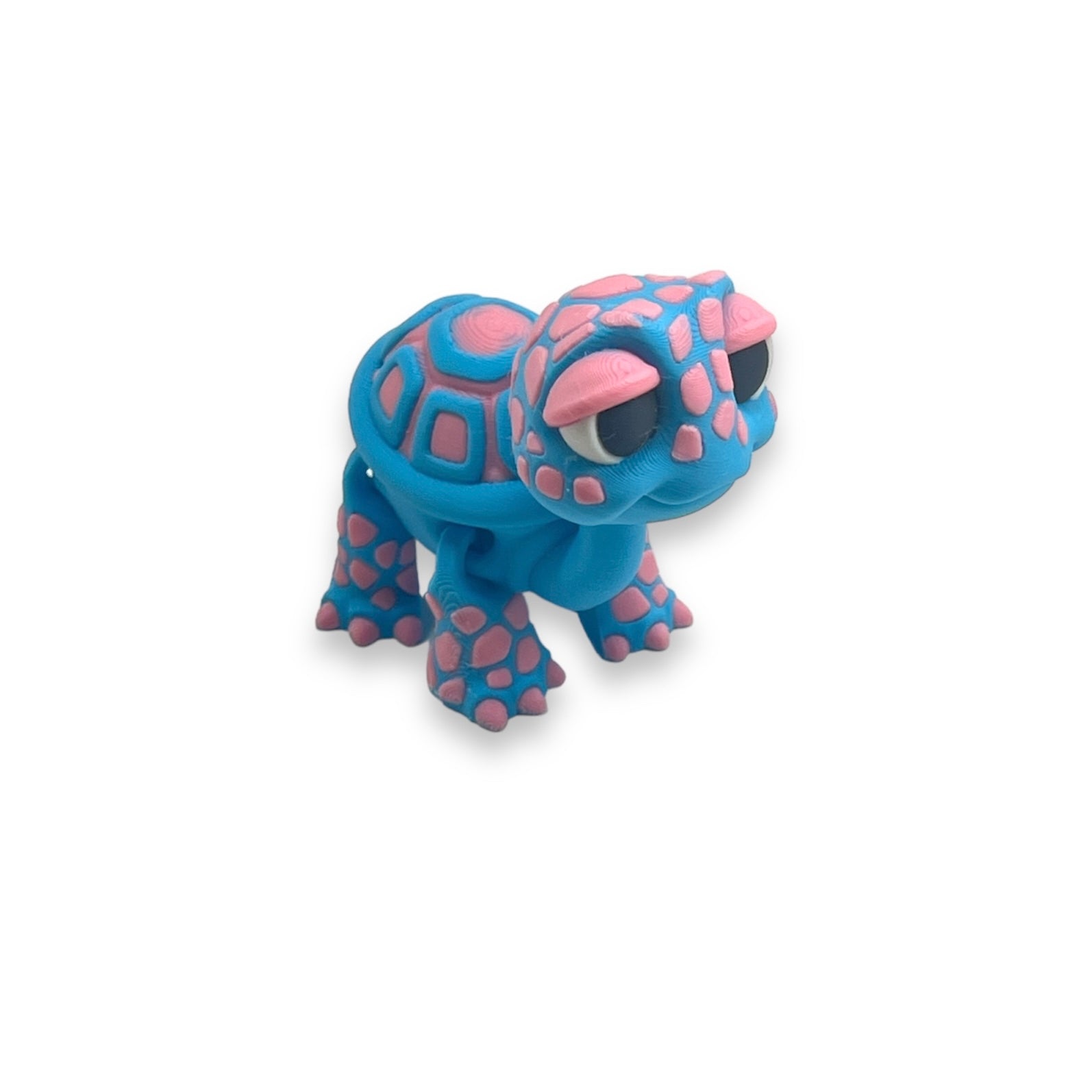 Adorable 3d Printed Standing Baby Turtle - Articulated 3d Printed Cartoon Style Decor Gift