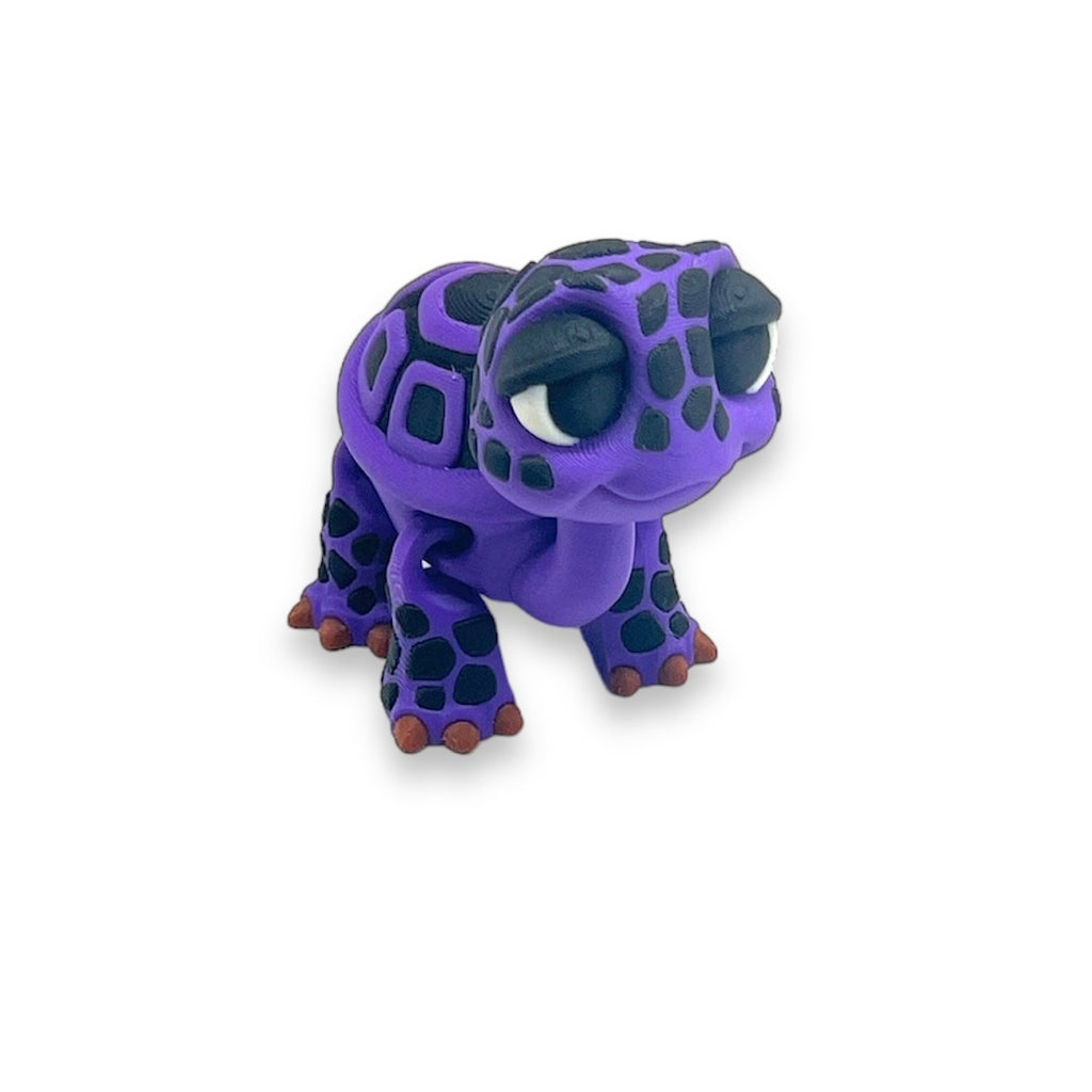 Adorable 3d Printed Standing Baby Turtle - Articulated 3d Printed Cartoon Style Decor Gift