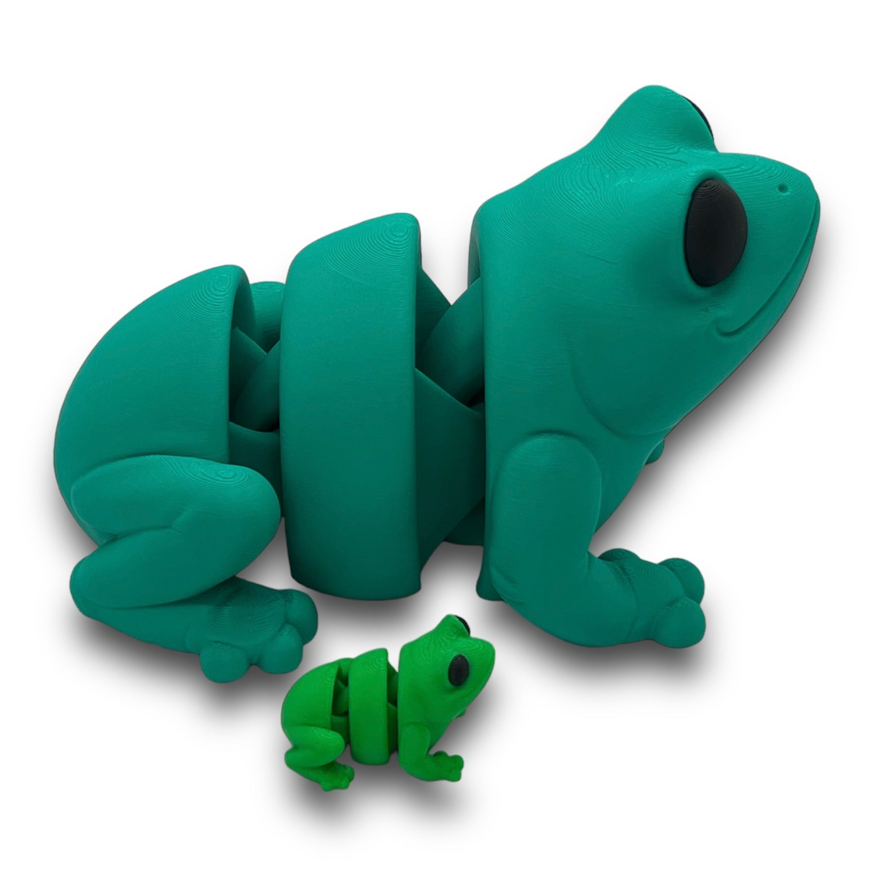 CHONKZ - Giant Tiny Butt Frog Pocket Pals - Articulated Joints High-Quality 3D Printed Animal Figurine Decor