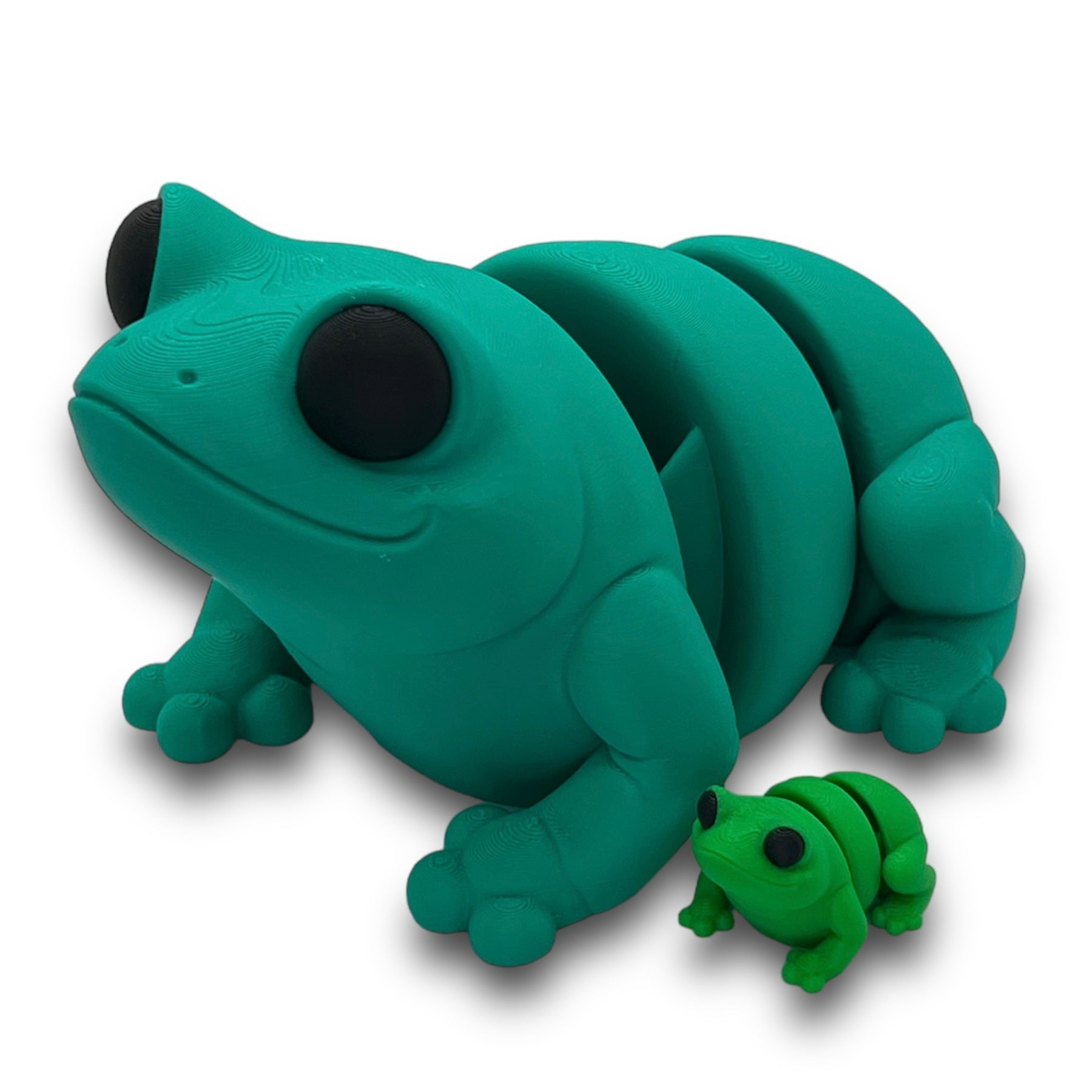 CHONKZ - Giant Tiny Butt Frog Pocket Pals - Articulated Joints High-Quality 3D Printed Animal Figurine Decor