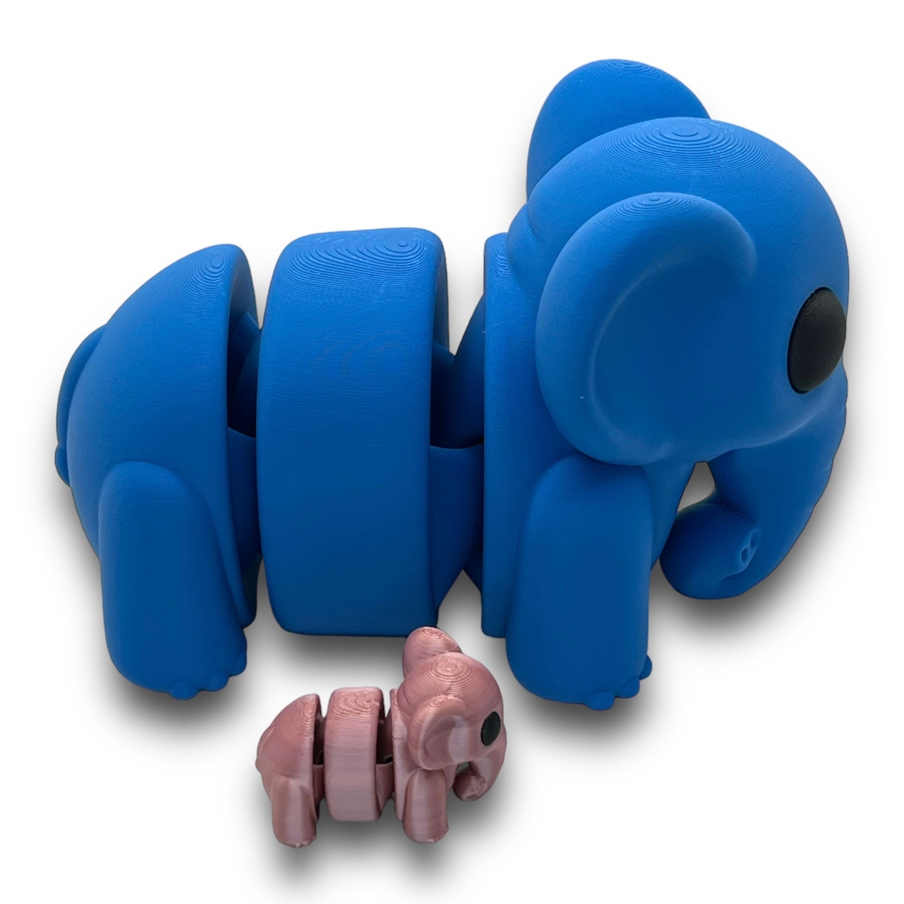 CHONKZ Giant Elephant Pocket Pals - Articulated 3D Printed Animal Figurine Decor Decoration