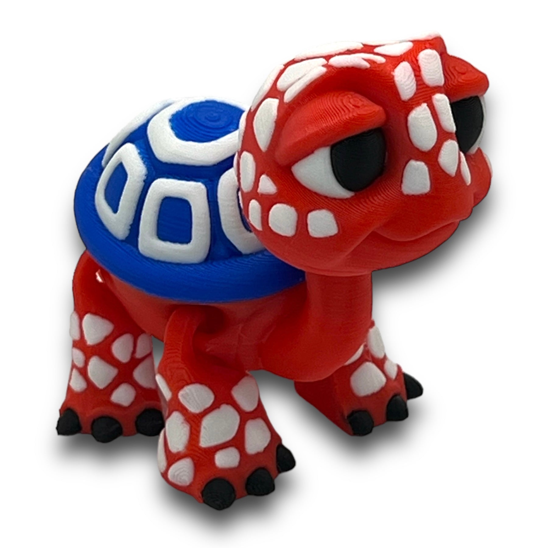 Adorable 3d Printed Standing Baby Turtle - Articulated 3d Printed Cartoon Style Decor Gift