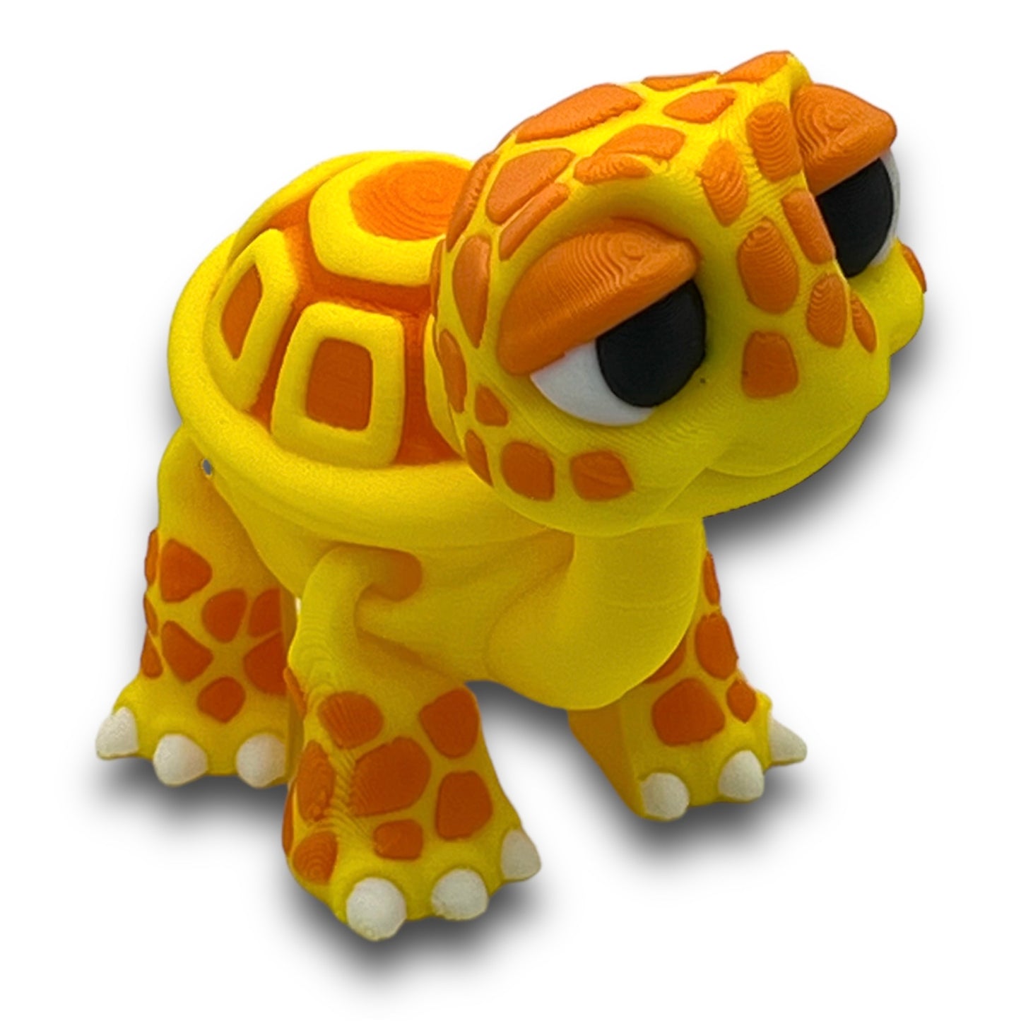 Adorable 3d Printed Standing Baby Turtle - Articulated 3d Printed Cartoon Style Decor Gift