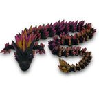 24" Articulated Gemstone Dragon - (Saber Design) 3d Printed Figurine