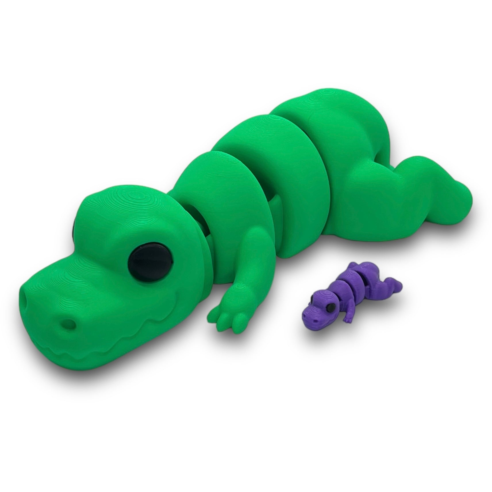 CHONKZ - Giant Baby Trex Dinosaur Pocket Pals - Articulated 3D Printed Animal Figurine Decor