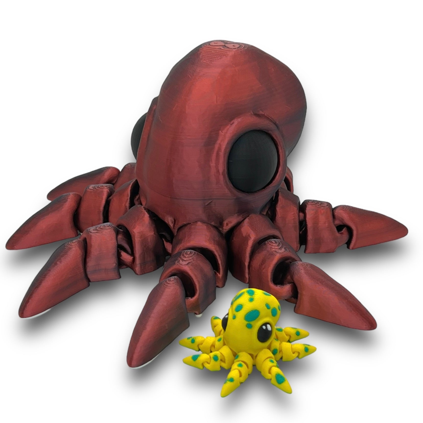 CHONKZ Giant 9.5" Octopus - Large Scale Articulated Fun - 3d Printed Figurine