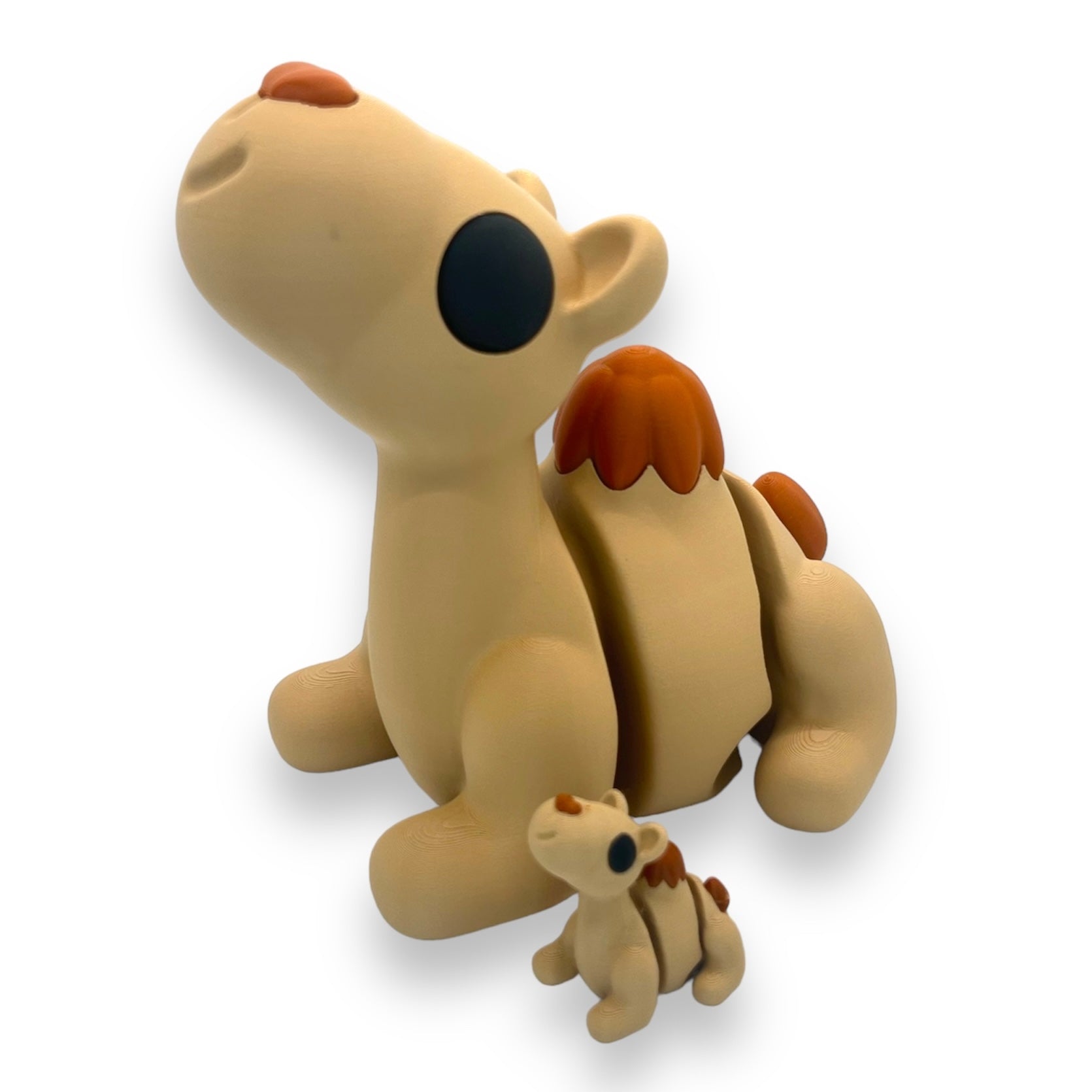 CHONKZ - Giant Camel Pocket Pals - Articulated High-Quality 3D Printed Animal Figurine