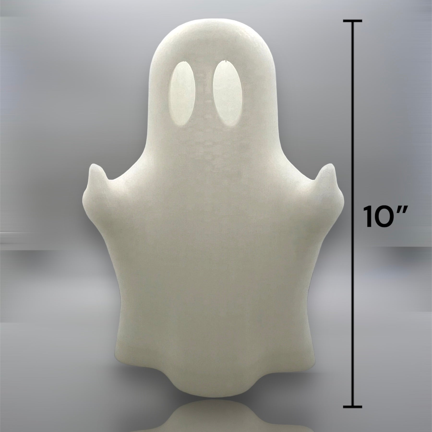 Cheeky Ghost - 7" or 10" Ghostly Chonkz - 3d Printed Figurine Ornament